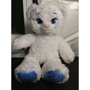 Build A Bear Disney Frozen Elsa Bear Plush Stuffed Princess 16" White Blue